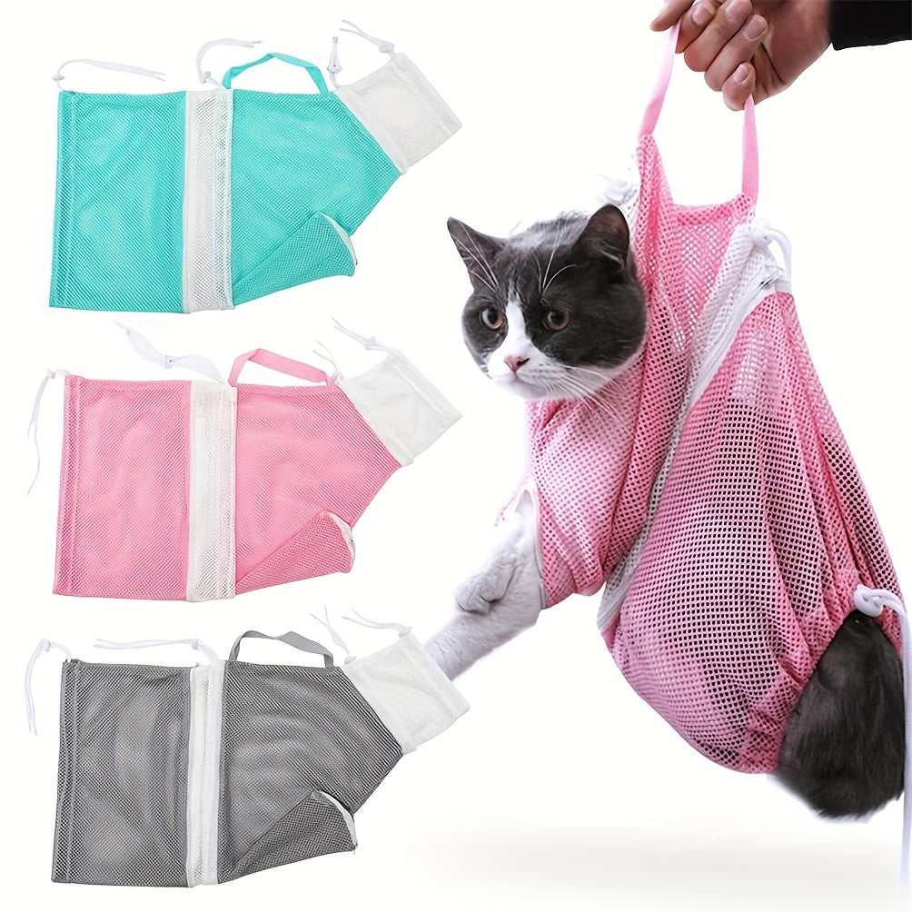 Sac de bain reglable pour chat