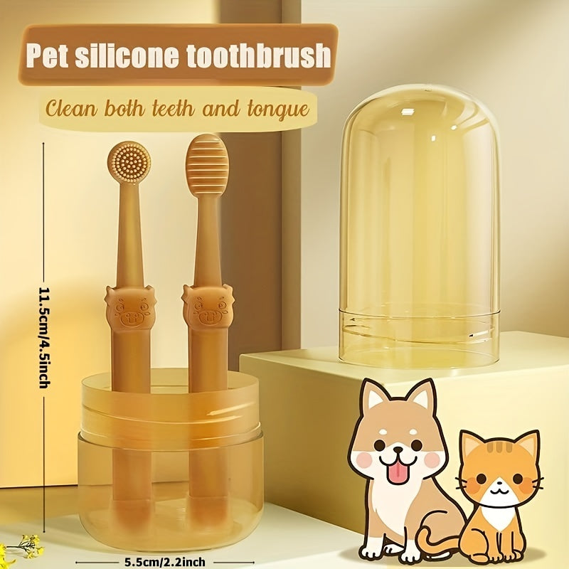 Brosse a dent pour chien et chat