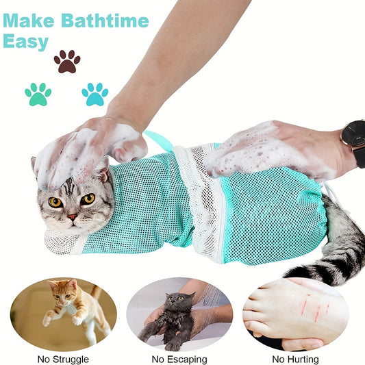 Sac de bain reglable pour chat