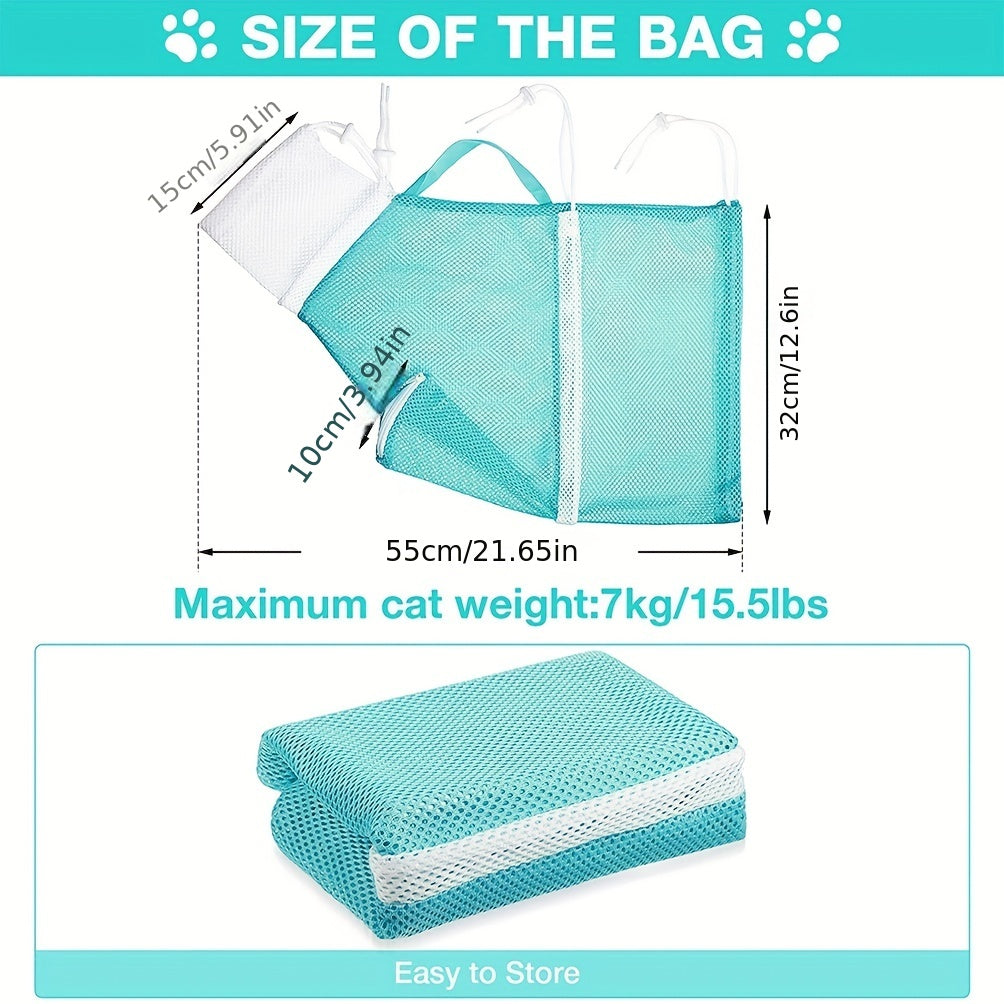 Sac de bain reglable pour chat