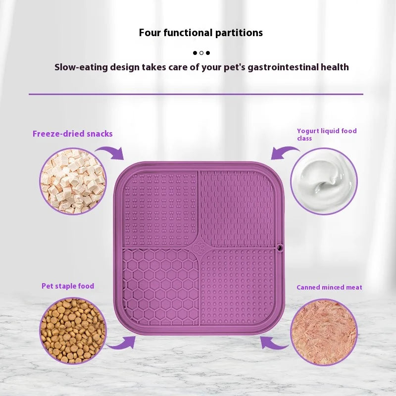 Tapis de léchage anti-stress