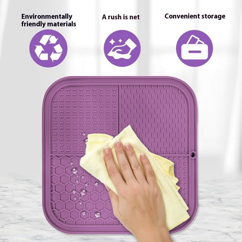 Tapis de léchage anti-stress