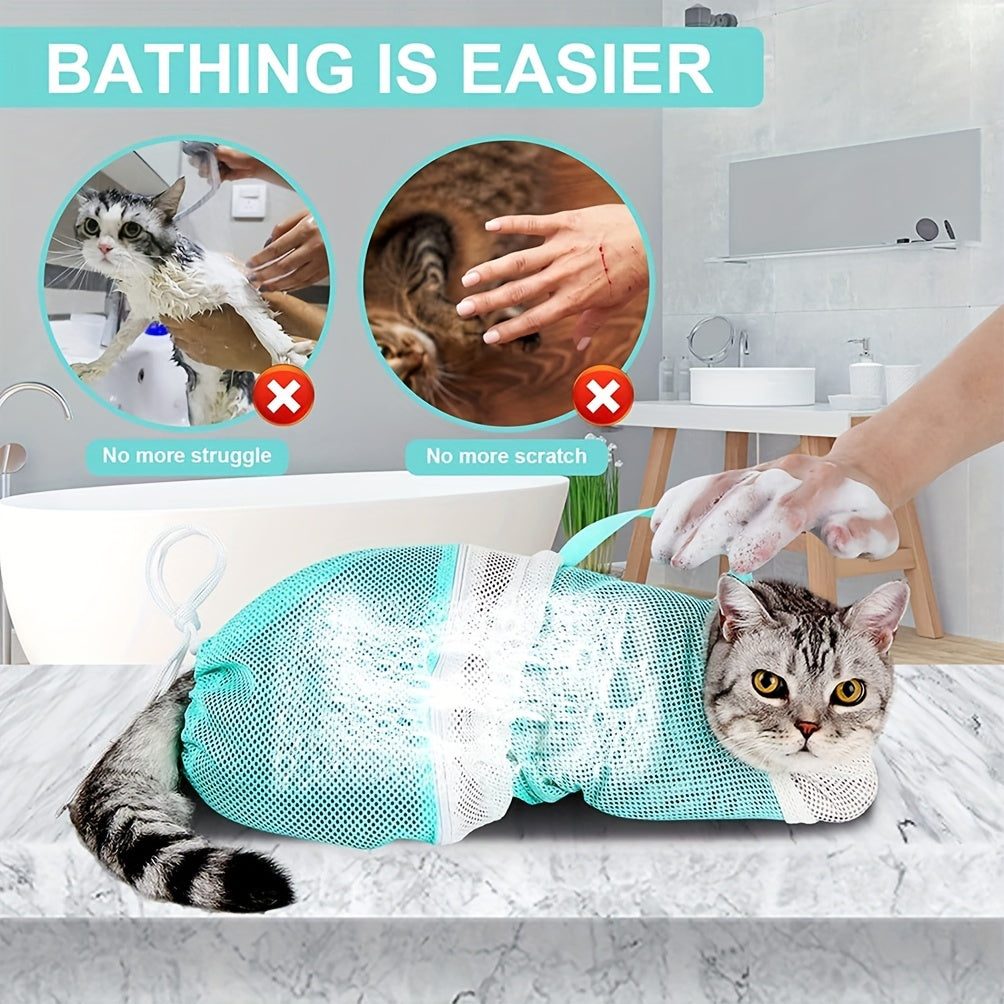 Sac de bain reglable pour chat