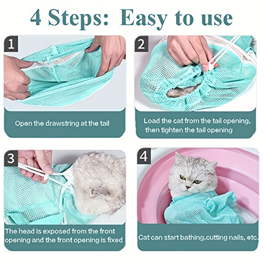 Sac de bain reglable pour chat