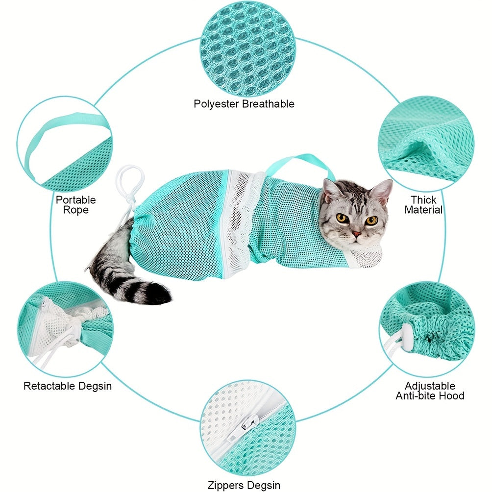 Sac de bain reglable pour chat